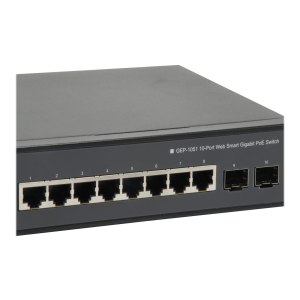 LevelOne GEP-1051 - Switch - Smart - 8 x 10/100/1000 (PoE+)