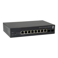 LevelOne GEP-1051 - Switch - Smart - 8 x 10/100/1000 (PoE+)