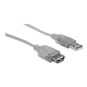 Manhattan USB-A to USB-A Extension Cable, 4.5m, Male to Female, 480 Mbps (USB 2.0)