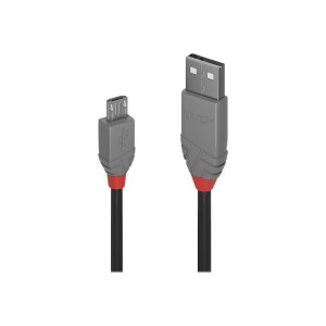 Lindy Anthra Line - USB-Kabel - USB (M) bis Micro-USB Typ B (M)