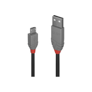 Lindy Anthra Line - USB-Kabel - USB (M) bis Micro-USB Typ...