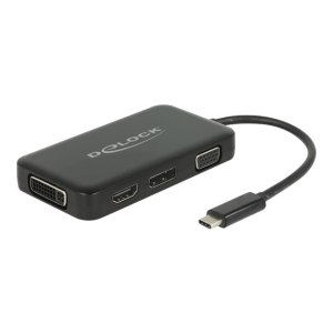 Delock External Video Adapter - USB-C - DVI, HDMI,...