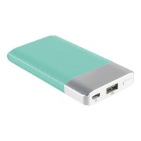 Realpower PB-4000 Fashion - Powerbank - 4000 mAh - 2 A (USB) - Lake Blue