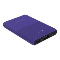 TERRATEC P50 Pocket - Powerbank - 5000 mAh - 2.1 A - 2 Ausgabeanschlussstellen (USB, USB-C) - Freiheit