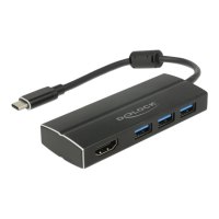 Delock Retail Pack - Docking station - USB-C 3.1 / Thunderbolt 3