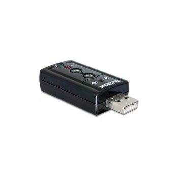 DeLOCK - Soundkarte - 24-Bit - 96 kHz - 7.1 - USB 2.0 - CM6533