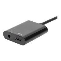 DIGITUS USB Type-C Adapter / Konverter, Type-C auf USB Type-C + 3.5mm Klinke