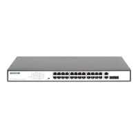 DIGITUS 24-Port Gigabit PoE Netzwerkswitch, 19 Zoll, unmanaged, 2 Uplink Ports, SFP, 370 W, af/at