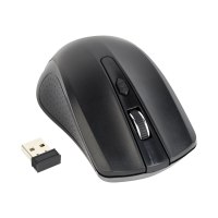 Gembird MUSW-4B-04 - Mouse - ottico - 4 pulsanti - senza fili - 2.4 GHz - ricevitore wireless (USB)