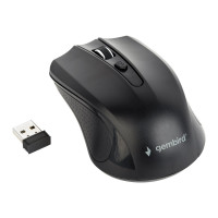 Gembird MUSW-4B-04 - Mouse - ottico - 4 pulsanti - senza fili - 2.4 GHz - ricevitore wireless (USB)