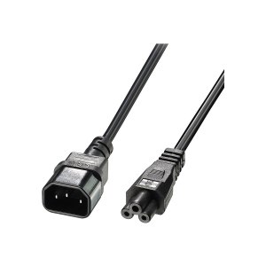 Lindy Cloverleaf - Power Cable - IEC 60320 C14 to IEC...