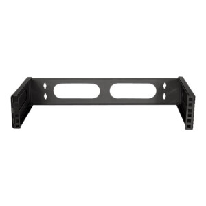 LogiLink Rack Bracket - geeignet für Wandmontage - Schwarz, RAL 9003 - 2U - 48.3 cm (19")