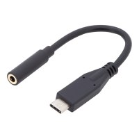 DIGITUS USB Type-C Audio Adapter / Konverter, Type-C/St auf 3.5mm Klinke/Bu