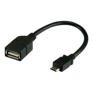 Adattatore USB Techly - da USB (F) a Micro USB Tipo B (M)