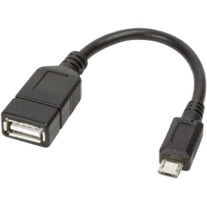 Techly USB-Adapter - USB (W) bis Micro-USB Typ B (M)