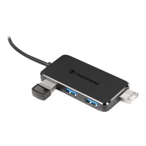 Transcend HUB2C - Hub - 4 x USB 3.1 Gen 1 - Desktop