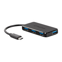 Transcend HUB2C - Hub - 4 x USB 3.1 Gen 1 - Desktop