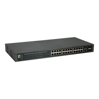 LevelOne GEP-2652 - Switch - Smart - 24 x 10/100/1000 (PoE+)