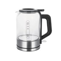 Emerio WK-122574 - 1,5 l - 2200 W - Schwarz - Transparent - Wasserstandsanzeige - Drahtlos - Filterung