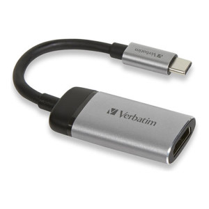 Verbatim Video adapter - 24 pin USB-C male to HDMI female