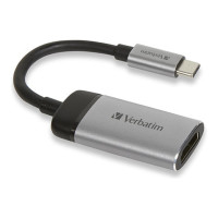 Verbatim Video adapter - 24 pin USB-C male to HDMI female