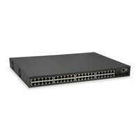 LevelOne Switch PoE Gigabit gestito L3 Lite a 52 porte - 4 x 10GbE SFP+ - 48 uscite PoE - 400 W di potenza PoE - Gestito - L3 - Gigabit Ethernet (10/100/1000) - Power over Ethernet (PoE) - Montaggio su rack