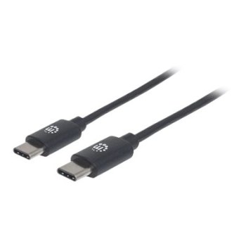 Manhattan USB-C to USB-C Cable, 1m, Male to Male, 480 Mbps (USB 2.0)