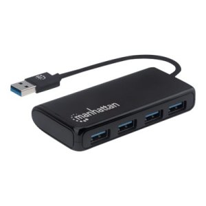 Manhattan USB-A 4-Port Hub, 4x USB-A Ports, 5 Gbps (USB...