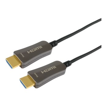 Equip Life - Highspeed - HDMI-Kabel mit Ethernet - HDMI männlich zu HDMI männlich - 70 m - 4K Unterstützung, Active Optical Cable (AOC)