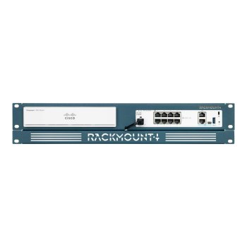 Rackmount.IT RM-CI-T8 - Rackmontagesatz - Jet Black, RAL 9005 - 2U - 48.3 cm (19") - für Cisco ASA 5506-X; FirePOWER 1010