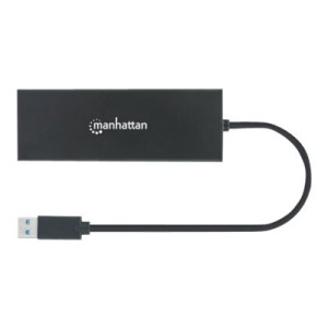 Manhattan USB-A Dock/Hub - Ports (x5): Ethernet, HDMI, USB-A (x2)