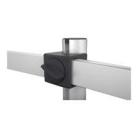 Durable Befestigungskit - einstellbarer Arm - für 2 Monitore - Aluminium, hochwertiger Kunststoff - Silber - Bildschirmgröße: 53.3-68.6 cm (21"-27")