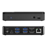 ALOGIC Universal Twin HD - Dockingstation - USB-C - 2 x HDMI - GigE