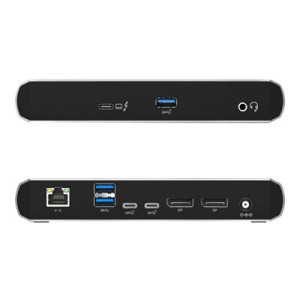 ALOGIC ThunderBolt 3.0 TURBO Docking Station with USB-C - Dockingstation - USB-C / Thunderbolt 3 - 2 x DP - GigE