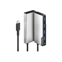 Alogic USB-C Fusion SWIFT 4-in-1 Hub - Hub - 4 x SuperSpeed USB 3.0