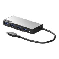 Alogic USB-C Fusion SWIFT 4-in-1 Hub - Hub - 4 x SuperSpeed USB 3.0