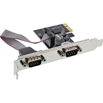 Longshine Controller PCIe 2x Seriale RS232 - Modem - PCI-Express