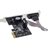 Longshine Controller PCIe 2x Seriell RS232 - Modem - PCI-Express