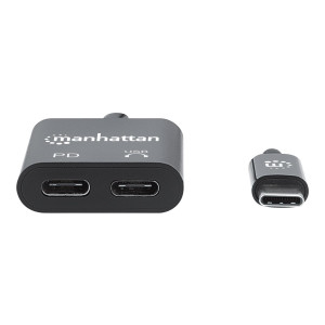 Manhattan USB-C to USB-C Audio Adapter and USB-C (inc Power Delivery)