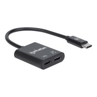 Manhattan USB-C to USB-C Audio Adapter and USB-C (inc Power Delivery)