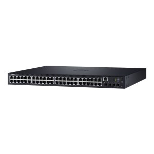 Dell Networking N1548P - Switch - L2+ - managed - 48 x 10/100/1000 + 4 x 10 Gigabit SFP+ - Luftstrom von vorne nach hinten - an Rack montierbar - PoE+ (30.8 W)