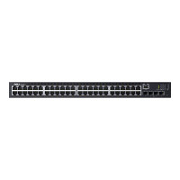 Dell Networking N1548P - Switch - L2+ - managed - 48 x 10/100/1000 + 4 x 10 Gigabit SFP+ - Luftstrom von vorne nach hinten - an Rack montierbar - PoE+ (30.8 W)