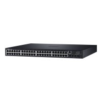 Dell Networking N1548P - Switch - L2+ - managed - 48 x 10/100/1000 + 4 x 10 Gigabit SFP+ - Luftstrom von vorne nach hinten - an Rack montierbar - PoE+ (30.8 W)