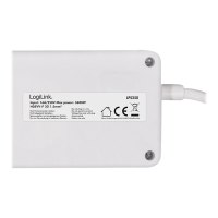 LogiLink - Ciabatta multipla - Corrente alternata 250 V - 3680 Watt - Connessioni di uscita: 6 (6 x CEE 7/3) - Cavo da 1,5 m - Germania - bianco