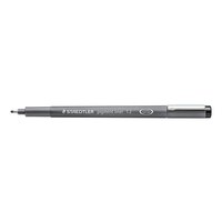 Staedtler Pigment Liner 308. Schreibfarben: Schwarz, Punkttyp: Fein, Produktfarbe: Schwarz, Grau. Menge pro Packung: 1 Stück(e)