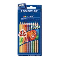 Staedtler Noris Club 128. Menge pro Packung: 10 Stück(e), Empfohlenes Geschlecht: Junge/Mädchen, Material: ABS Synthetik, Holz. Verpackungsart: Pappkarton