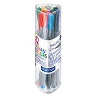 Staedtler triplus 334. Schreibfarben: Mehrfarbig, Produktfarbe: Mehrfarbig, Form: Dreieck. Menge pro Packung: 12 Stück(e)