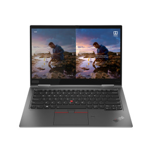 Lenovo ThinkPad X1 Yoga Gen 5 20UC - Flip-Design - Intel Core i5 10210U / 1.6 GHz - Win 10 Pro 64-Bit - UHD Graphics - 16 GB RAM - 256 GB SSD TCG Opal Encryption - 35.6 cm (14")