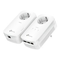 TP-LINK TL-PA8033P KIT - 1300 Mbit/s - IEEE 1901 - IEEE 802.3 - IEEE 802.3ab - IEEE 802.3u - Gigabit Ethernet - 300 m - Multi User MIMO - 5,32 W