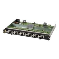 HPE Aruba 6400 48-port 1GbE Class 4 PoE v2 Module - Switch - L3 - 48 x 10/100/1000 (PoE)